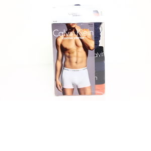 Calvin Klein Mens Underwear Orange Blue Size XL 3 Pack Boxer Briefs